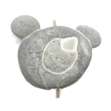 DVH Fairy Stone Concretion Bead Center Drilled Quebec 45x52x14 (4557)