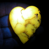 DVH 80g Fluorescent Manhattan Opal Heart Honey Lemon Yellow SW MW LW 58x50x24 (3936)
