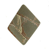 DVH Sonora Dendritic Jasper Rhyolite Matte Diamond Cabochon 51x42x6 (8658) - DVHdesigns