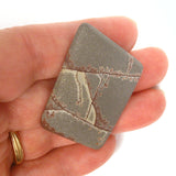DVH Sonora Dendritic Jasper Rhyolite Matte Diamond Cabochon 51x42x6 (8658) - DVHdesigns