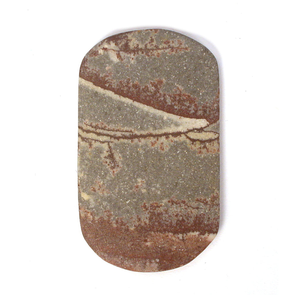DVH Sonora Dendritic Jasper Rhyolite Matte Cabochon 33x20x3 (8684)