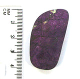 DVH Purpurite Cabochon Namibia Natural Surface Iridescent Purple 42x23x5 (4316)
