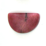 DVH Matte Rhodonite Freeform Cabochon Australia Cab 32x20x6 (2573) - DVHdesigns