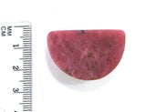 DVH Matte Rhodonite Freeform Cabochon Australia Cab 32x20x6 (2573) - DVHdesigns