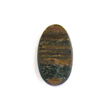 DVH Natural Surface Hawks Eye Tigereye Variegated Cabochon 26x15x5 (2508) - DVHdesigns