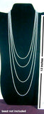 DVH 16" to 30" 2.0mm Sterling Silver Ball Chain w/ Sterling Silver Connector Clasp - DVHdesigns