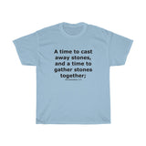 DVH Rockhound T-shirt Gather Stones Together from Ecclesiastes 3:5 - DVHdesigns