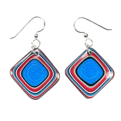 Fordite: Earrings