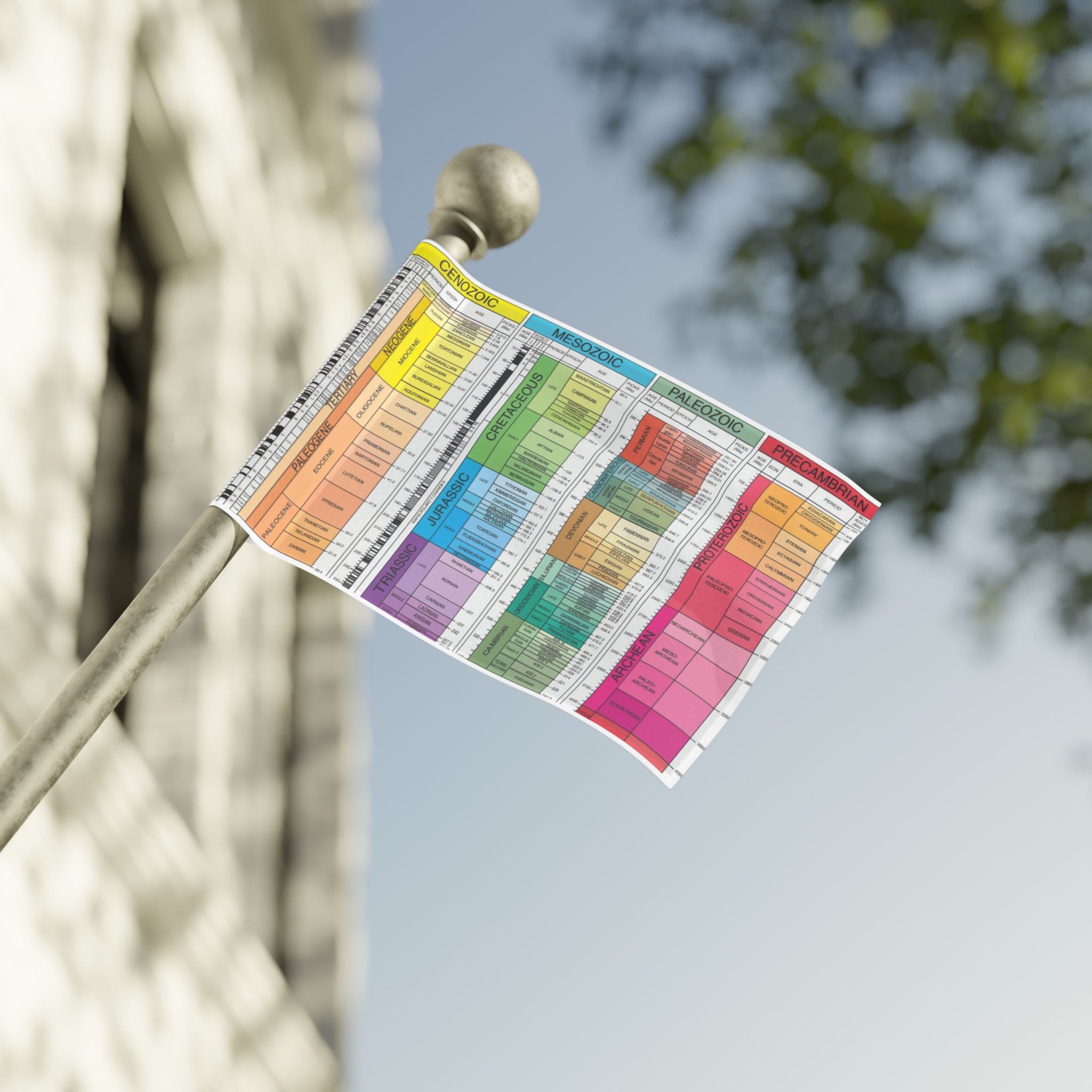 Geological Time Scale PRIDE Flag! - DVHdesigns