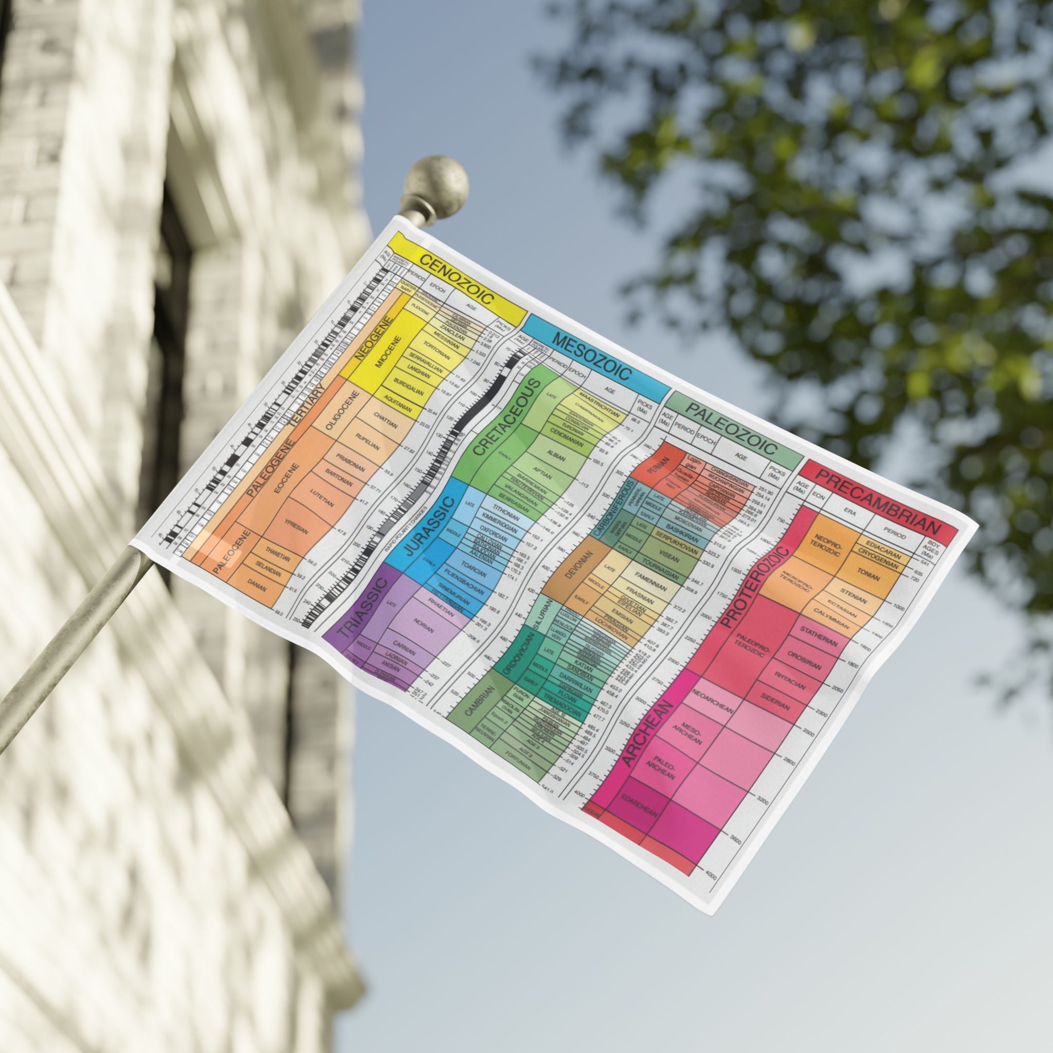 Geological Time Scale PRIDE Flag! - DVHdesigns