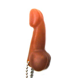 DVH 2" Fae Agate Phallus Bead Penis Pendant Carnelian Sardonyx (5303)