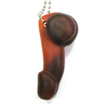 DVH 2.5" Fae Agate Phallus Bead Penis Pendant Carnelian Sardonyx (5345)