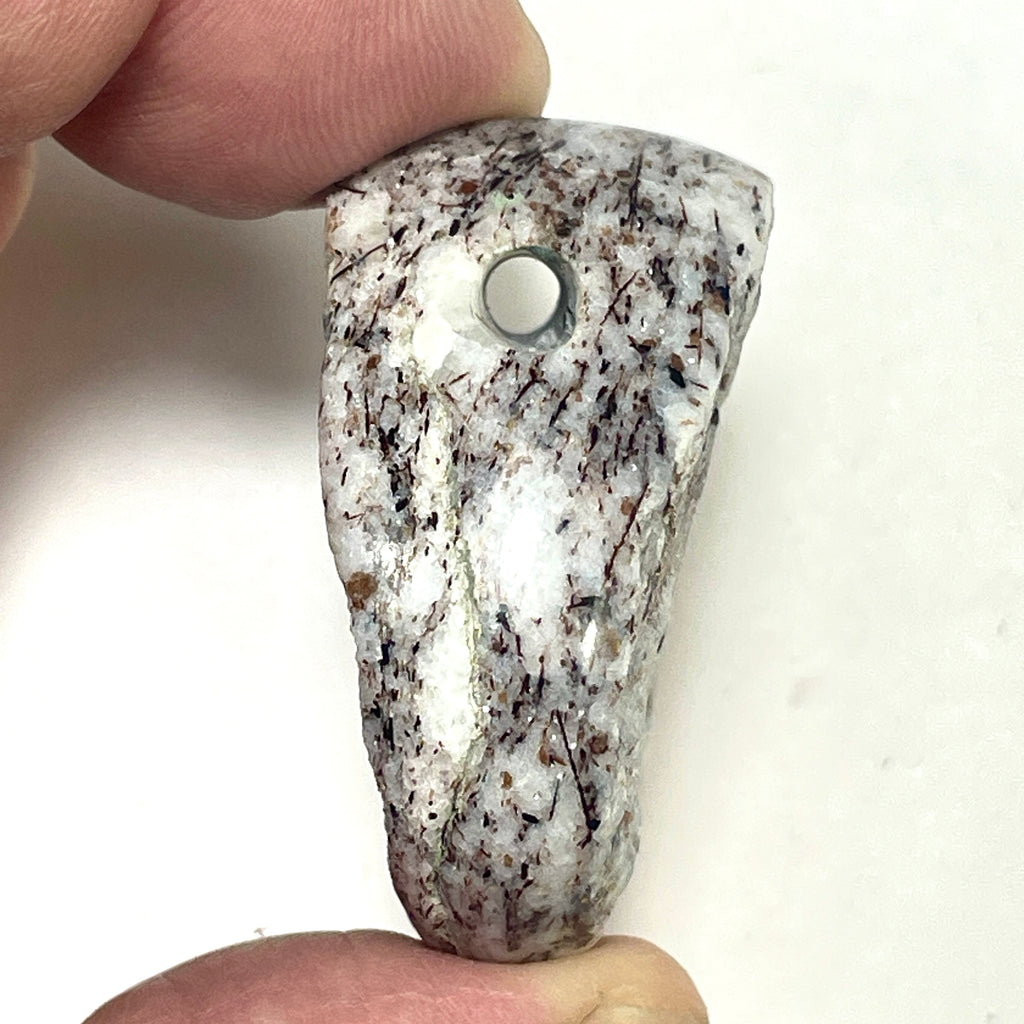 DVH Astrophyllite Fireworks 2 Natural Face Bead Pendant Russia 39x22x15mm (6624) - DVHdesigns