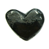 DVH 2oz American Shungite Bituminous Coal Heart Fossil Fuel Climate Grief Healing Crystal (5625)