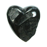 DVH 1.4oz American Shungite Bituminous Coal Heart Fossil Fuel Climate Grief Healing Crystal (5626)