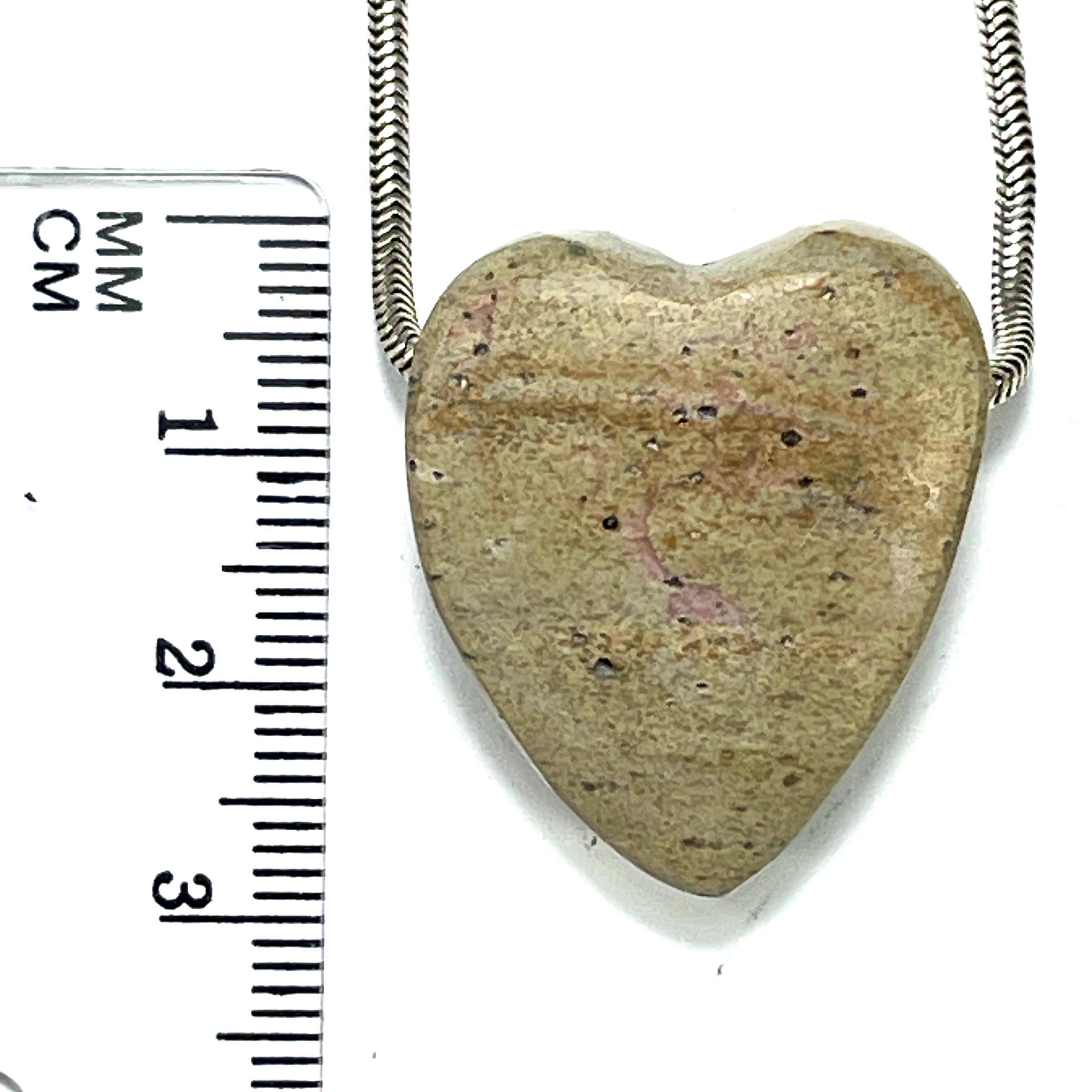 DVH Cobalto Calcite Heart Bead Pendant Pink Druzy Congo 28x23x13mm (6461) - DVHdesigns