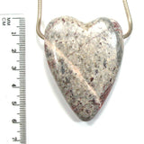 DVH Sonora Sunrise Cuprite Healed Broken Heart Bead Pendant 55x44x19 (5453)