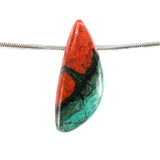 DVH Sonora Sunrise Bead Chrysocolla Cuprite 38x15x11mm (5811)