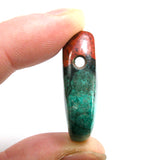 DVH Sonora Sunrise Bead Chrysocolla Cuprite 38x15x11mm (5811)