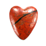 DVH Sonora Sunrise Heart Cabochon Chrysocolla Cuprite 33x28x6mm (5813)