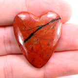 DVH Sonora Sunrise Heart Cabochon Chrysocolla Cuprite 33x28x6mm (5813)