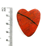 DVH Sonora Sunrise Heart Cabochon Chrysocolla Cuprite 33x28x6mm (5813)