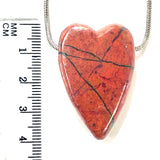 DVH Sonora Sunrise Healed Broken Heart Bead Chrysocolla Cuprite 39x26x12mm (6007)