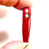 DVH Sonora Sunrise Healed Broken Heart Bead Chrysocolla Cuprite 39x26x12mm (6007)