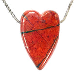 DVH Sonora Sunrise Healed Broken Heart Bead Chrysocolla Cuprite 39x26x12mm (6007)