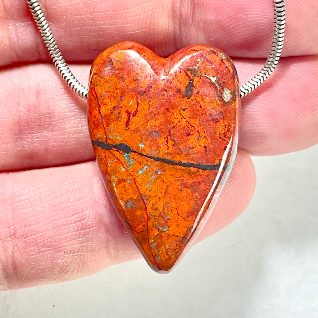 DVH Sonora Sunrise Healed Broken Heart Bead Cuprite 35x23x10mm (6009)