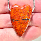 DVH Sonora Sunrise Healed Broken Heart Bead Cuprite 35x23x10mm (6009)