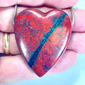 DVH Natural Face Sonora Sunrise Healed Broken Heart Bead Cuprite 49x42x14mm (6720)