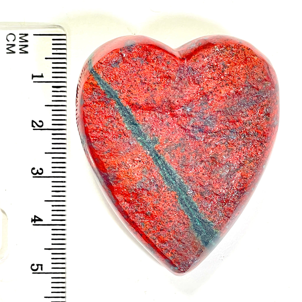 DVH Natural Face Sonora Sunrise Healed Broken Heart Bead Cuprite 49x42x14mm (6720)