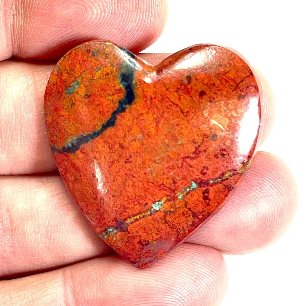 DVH Sonora Sunrise Healed Broken Heart Cuprite Cabochon 36x36x6mm (6722)