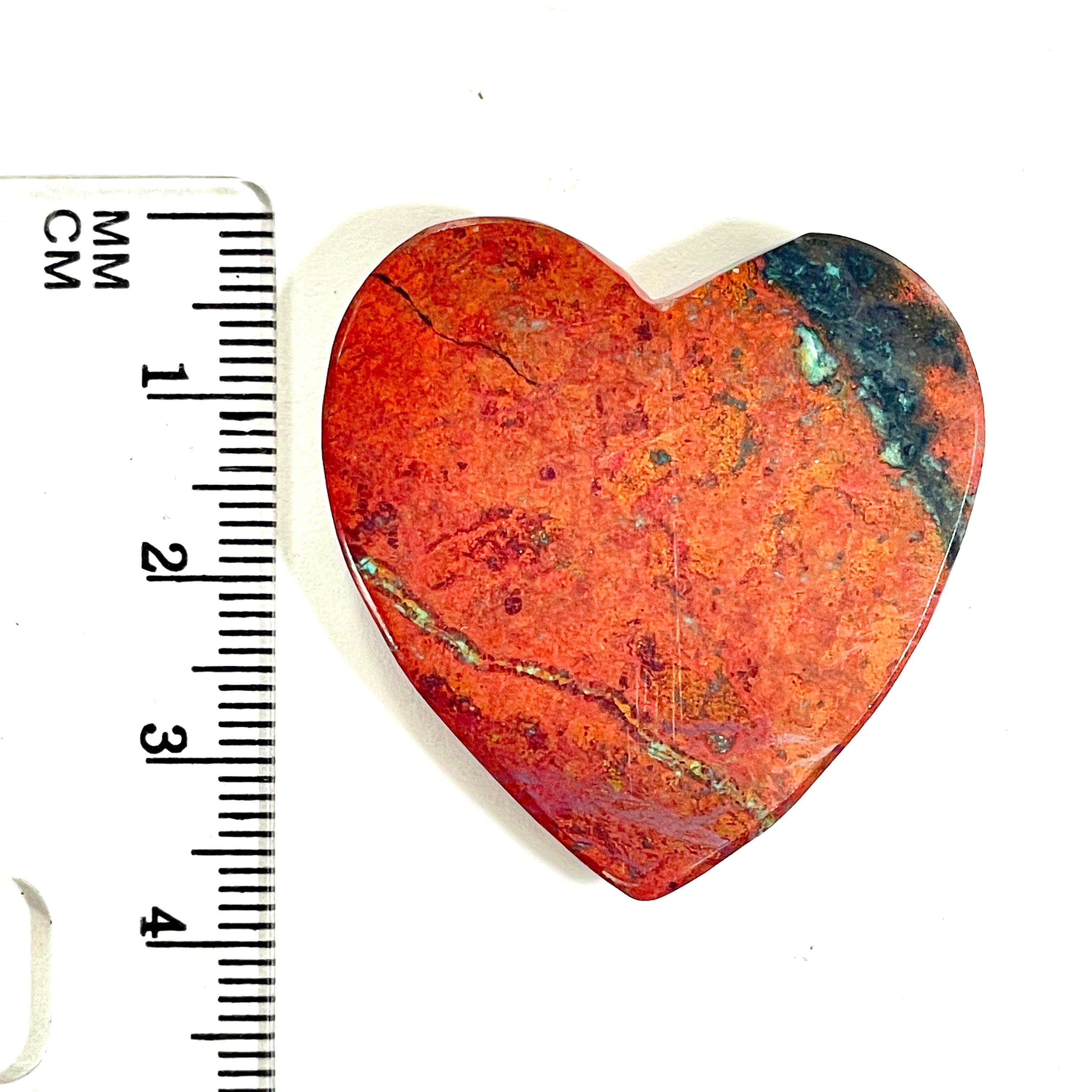 DVH Sonora Sunrise Healed Broken Heart Cuprite Cabochon 36x36x6mm (6722)