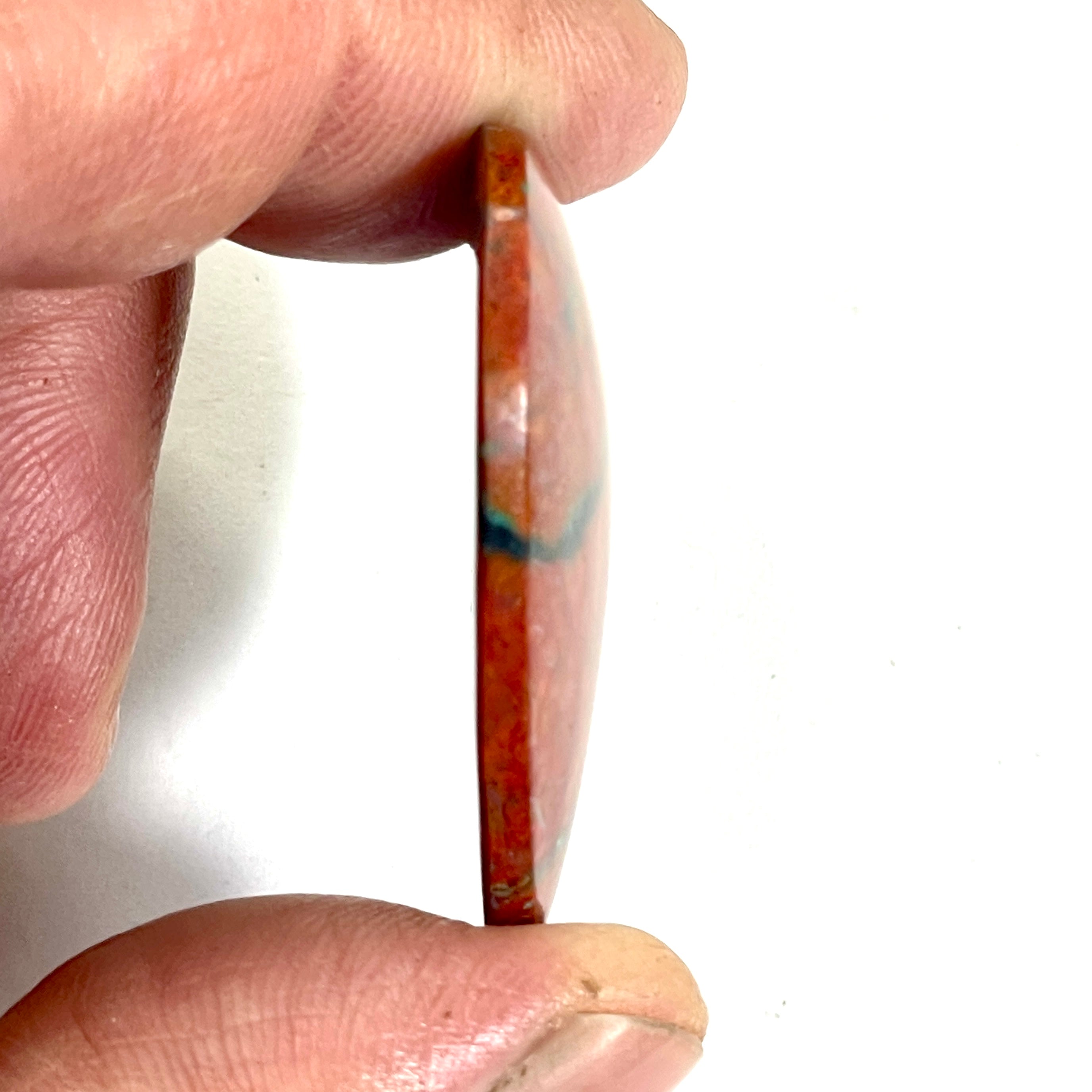 DVH Sonora Sunrise Healed Broken Heart Cuprite Cabochon 36x36x6mm (6722)