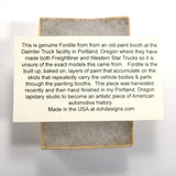 DVH Freightliner Fordite Bead Pendant Portland, OR Western Star 36x24x11mm (6036)