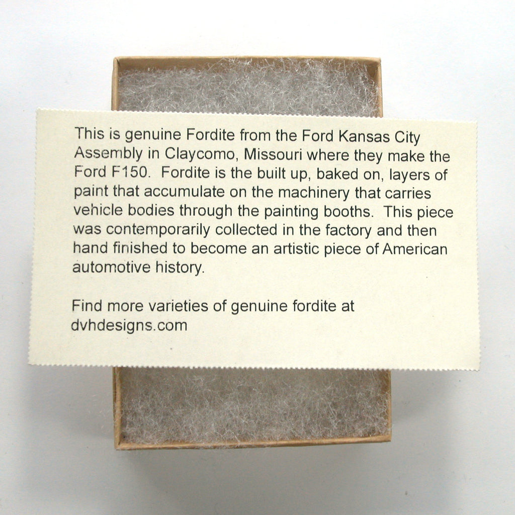 DVH Ford F150 Fordite Specimen Polished Face Rough KC Assembly (5710) - DVHdesigns