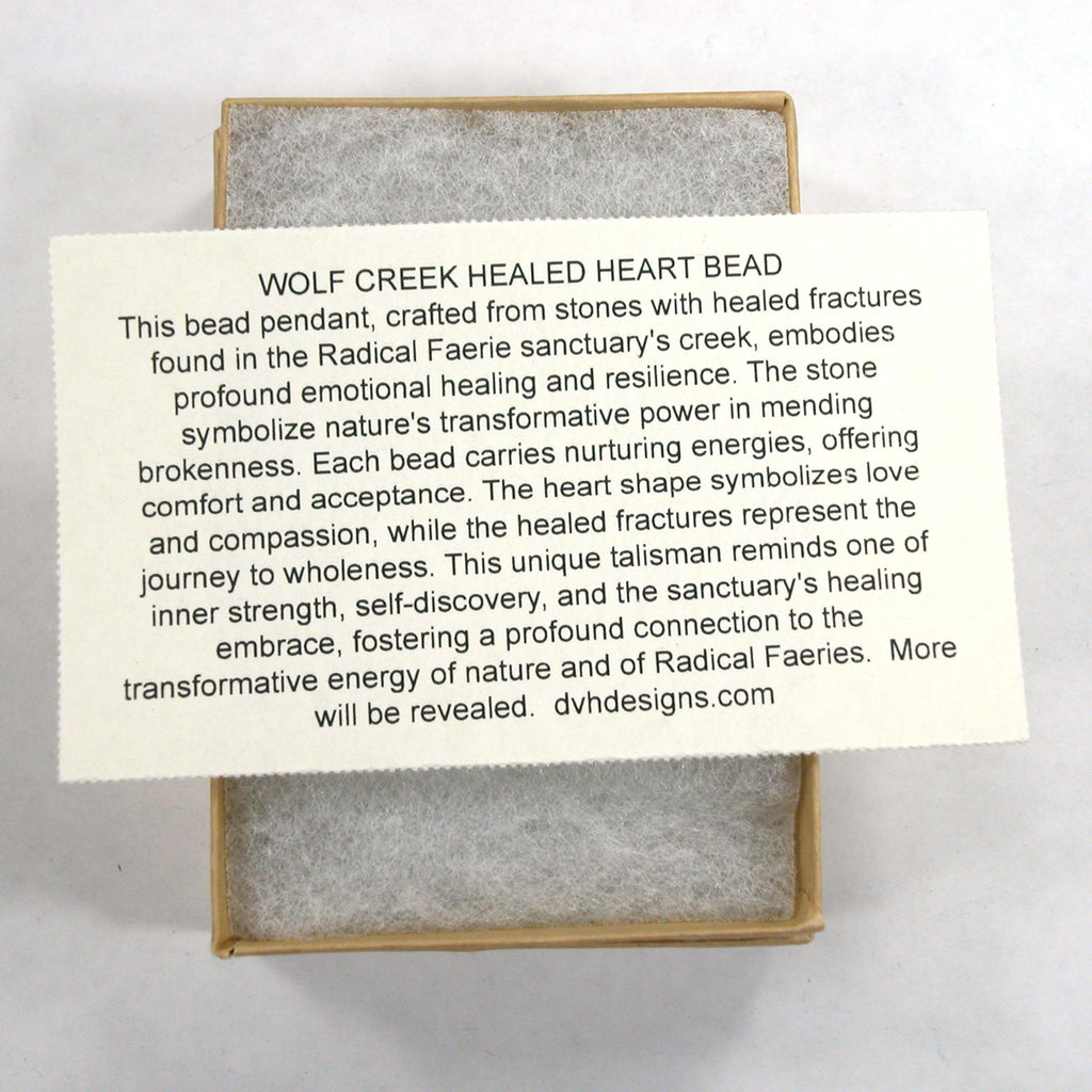 DVH Wolf Creek Radical Faerie Healed Heart Shark Palm Stone 66x56x24 (5338) - DVHdesigns