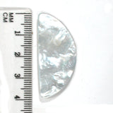 DVH Gem Dinosaur Bone Biopsy Mother of Pearl Doublet Cabochon 40x18x4mm (5431)