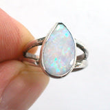 DVH sz 2.5 Australian Opal Sterling Silver Ring Made by Me for Nana! (5689)