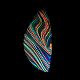 DVH Fluorescent Funkite Freeform Bead Industrial Paint (Fordite related) 46x21x8mm (6205)