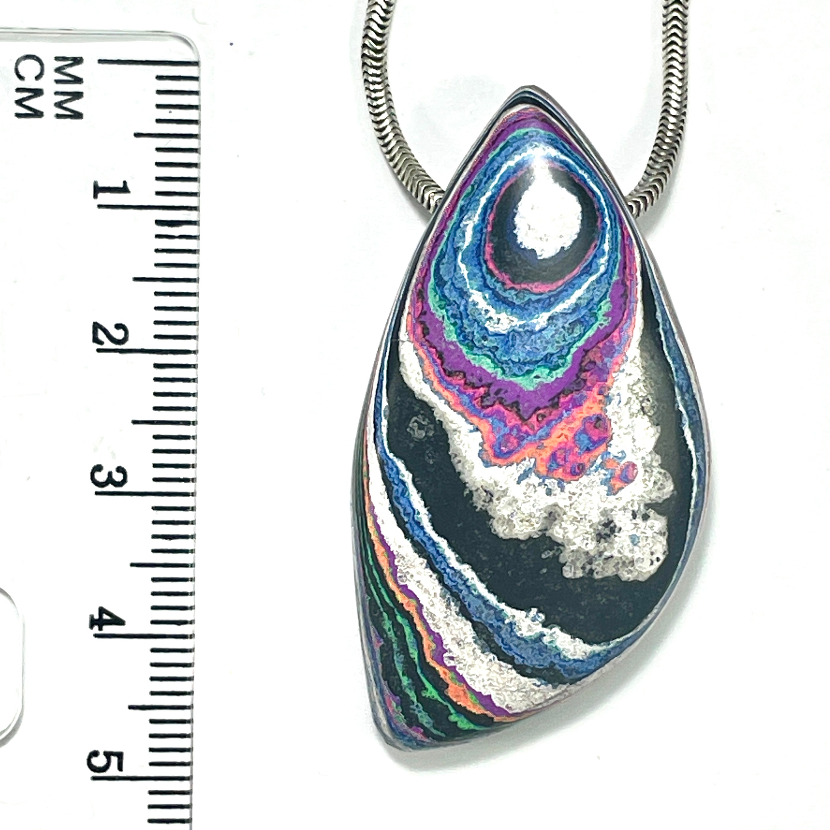 DVH Fluorescent Funkite Bead Industrial Paint (Fordite related) 45x25x11mm (6635)