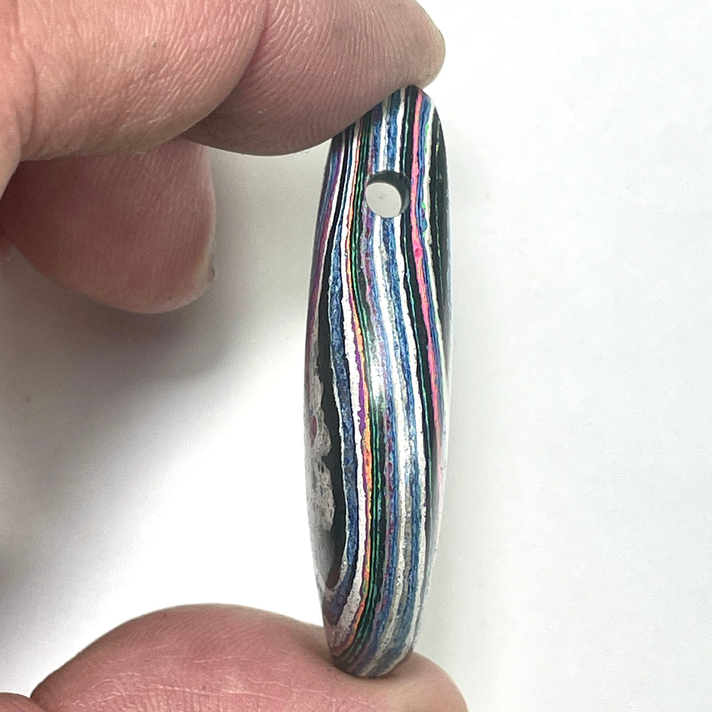 DVH Fluorescent Funkite Bead Industrial Paint (Fordite related) 45x25x11mm (6635) - DVHdesigns
