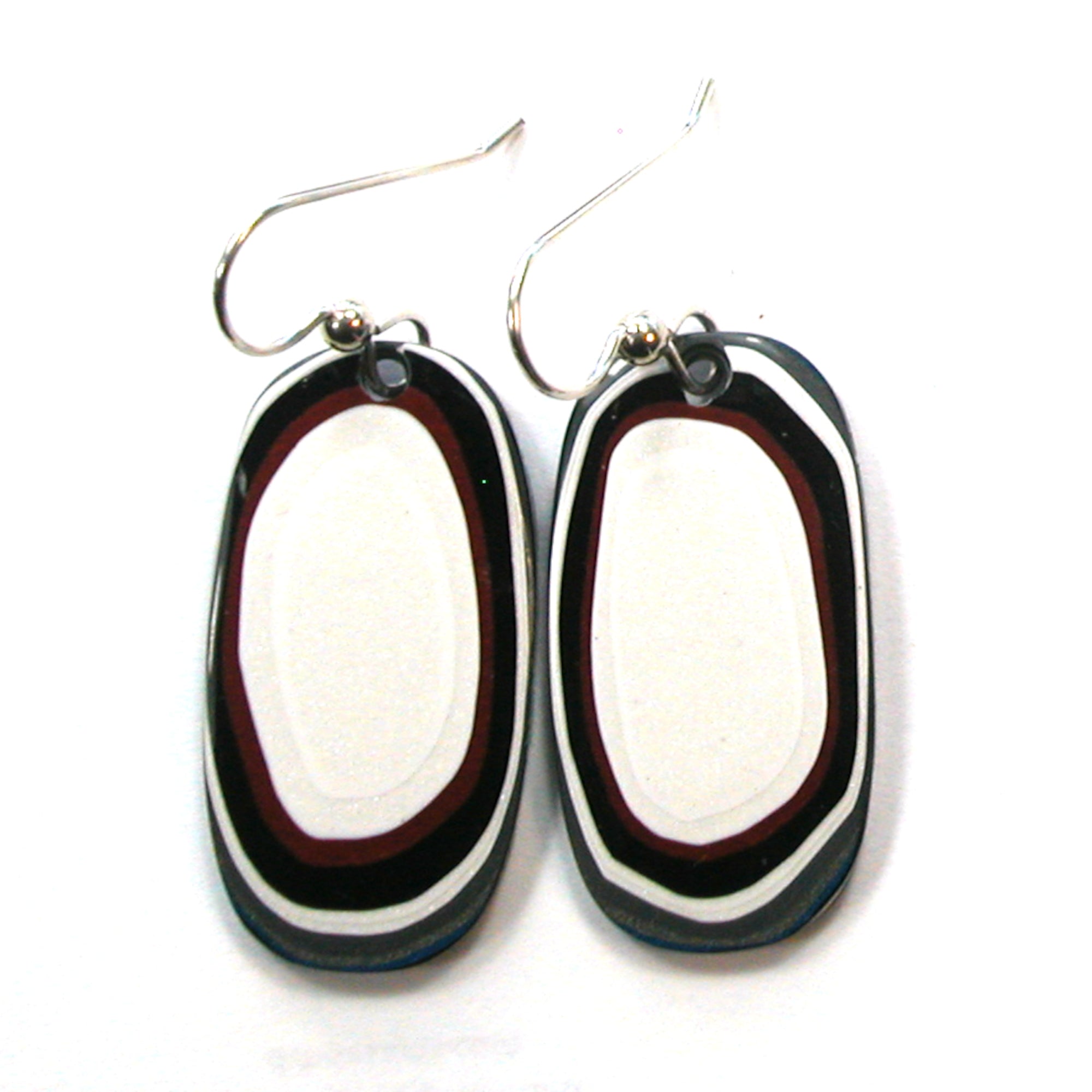 DVH Fordite Earrings Ford F150 Truck KC Assembly Sterling 35x17x3 (5360) - DVHdesigns