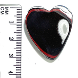 DVH Ford F150 Genuine Fordite Heart Cabochon KC Assembly 33x28x4mm (5900)