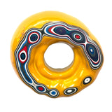 DVH Michigan Fordite Specimen Polished Face Rare Donut Chv Frd Jp  (6156)