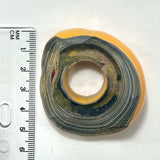 DVH Michigan Fordite Specimen Polished Face Rare Donut Chv Frd Jp  (6156)