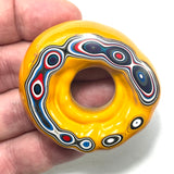 DVH Michigan Fordite Specimen Polished Face Rare Donut Chv Frd Jp  (6156)