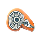 DVH Michigan Orange Fordite Specimen Polished Face Rough Chv Frd Jp (6175)